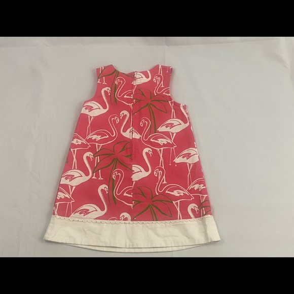 Gymboree Coral Flamingo Shift Dress Size 4 - Picture 6 of 12
